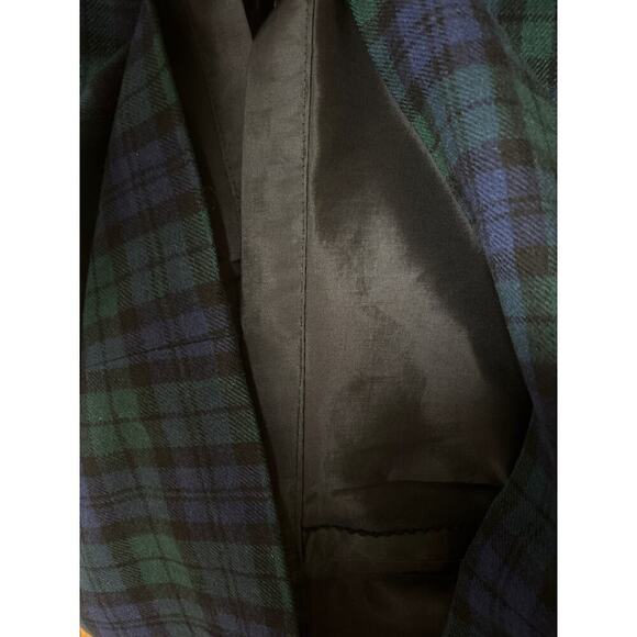 Pendleton Vintage 70s Black Watch Tartan Plaid A-Line School Academia Skirt - Picture 6 of 6